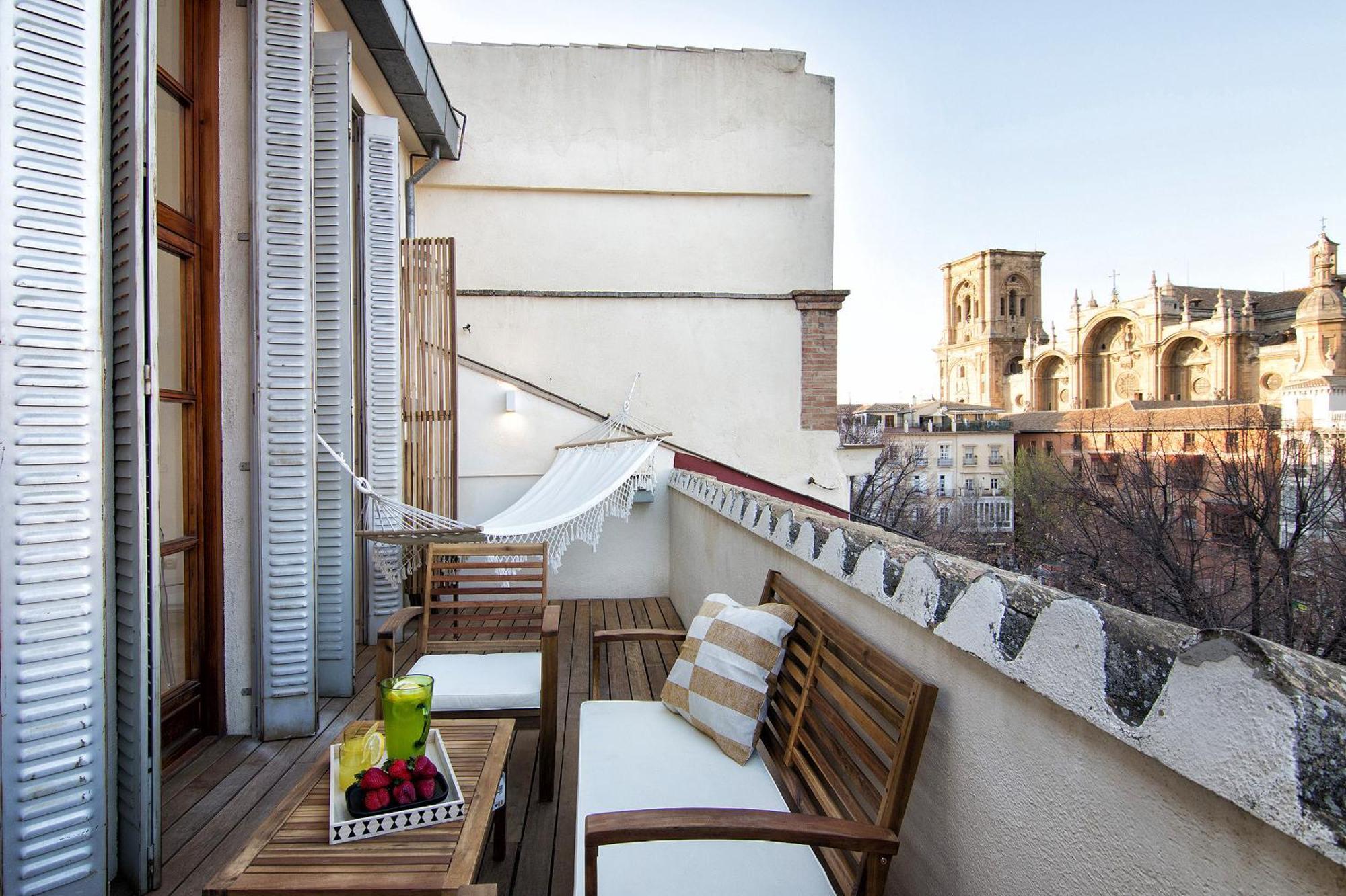 Апартаменты Bibrambla Penthouse Over Cathedral Гранада Экстерьер фото